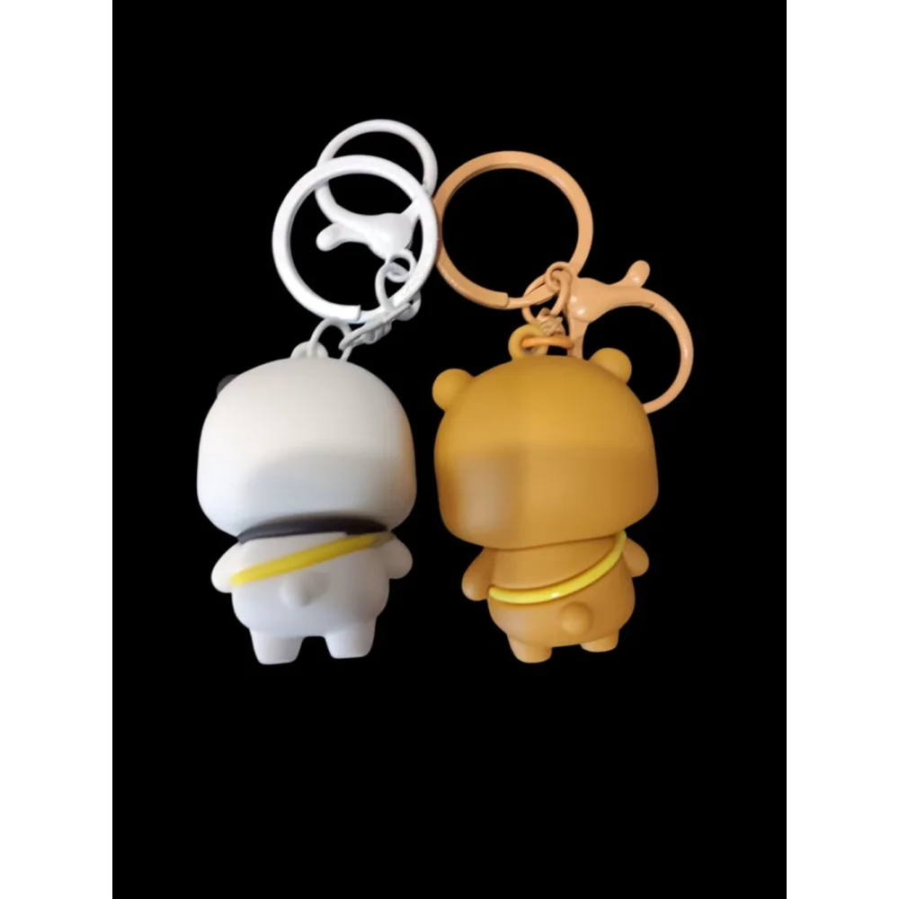 Bubu & Dudu Character Adorable Keychain Purse Backpack Charm Set